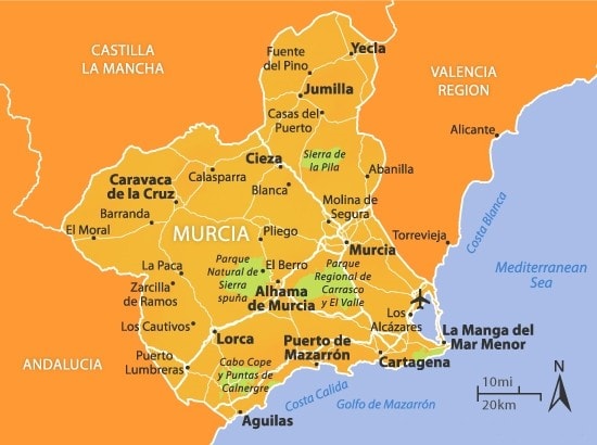 Mapa de nuestro Radio de Accion