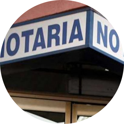 Desalojo de todo el Material de la Notaría Notaria