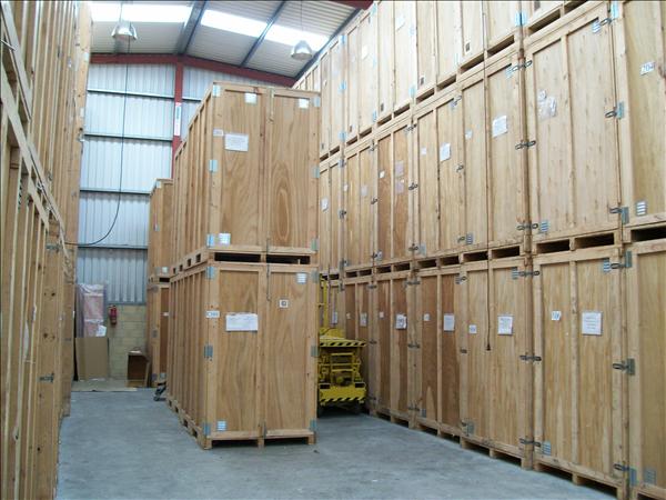 Guardamuebles bien Organizado con Container de varios Cubicajes