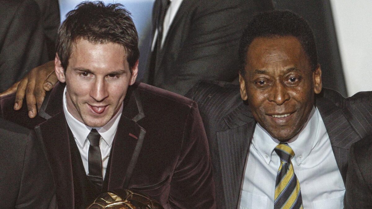 Pelé y Messi