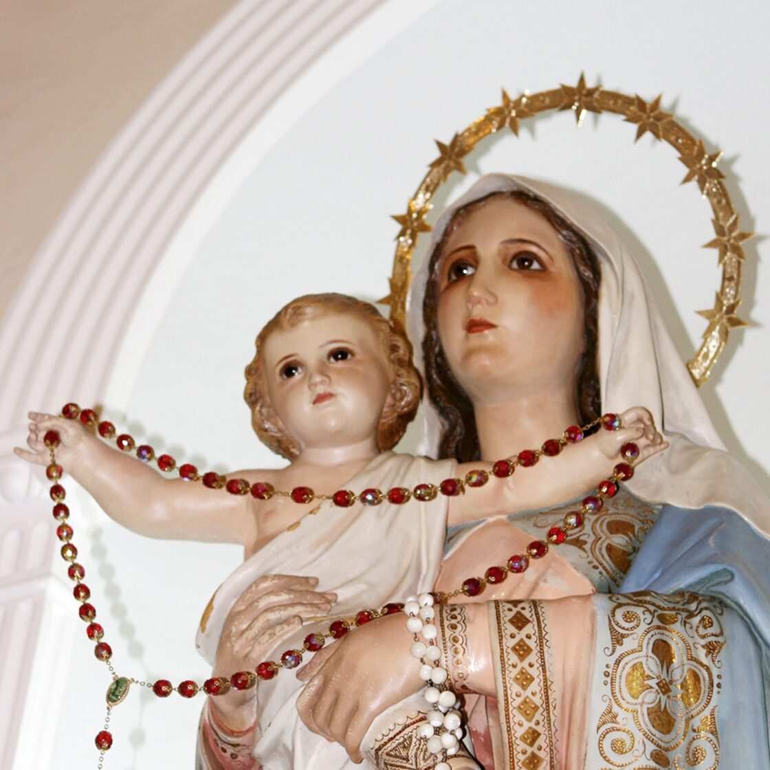 Patrona de San Miguel de Salinas, La Virgen del Rosario