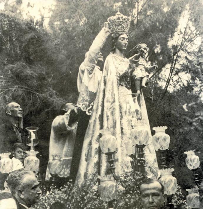Patrona de Alháma de Murcia, La Virgen del Rosario